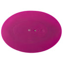 VibePad Hands Free External Vibrator in vibrant pink color with control buttons visible on the surface.