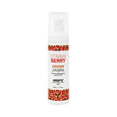 Exsens Warming Massage Oil Strawberry 1.7 Oz bottle with pump, flavored massage gel for intimate moments.