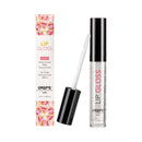 Exsens Hot Kiss Arousal Lip Gloss Strawberry 0.24 Oz with applicator and packaging.