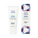 Exsens Pure Aqua Personal Lubricant 2.4 Oz packaging and tube displayed, highlighting its water-based formula.