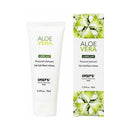 Exsens Aloe Vera Personal Lubricant 2.4 Oz packaging and tube, showcasing organic aloe vera for intimate comfort.