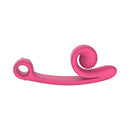 SVibe Snail Curve Dual Stimulator Pink designed for precise, blended stimulation with ergonomic curves.