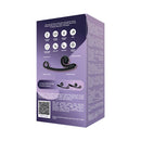 SVibe Snail Curve Dual Stimulator Black packaging showcasing dual stimulation features and ergonomic design.