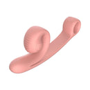 SVibe Snail Curve Dual Stimulator Peach designed for dual stimulation and G-spot targeting.