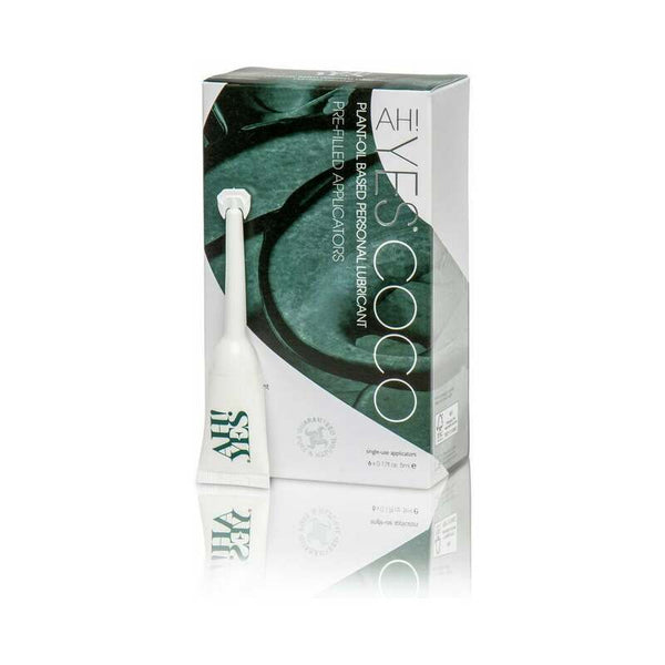 AH YES COCO Personal Lubricant Applicators 6 Pack 0.17 Oz with innovative applicator design.