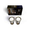 NEO Sensual Celebrate Massage Candle Set 1.5 Oz with two crystal shot glasses and candles on display.