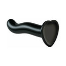 Strap-On-Me P&G Spot Silicone Dildo Black XL showcasing its curved design for G-spot and P-spot stimulation.