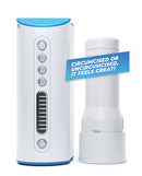 Autoblow AI Ultra Machine Male Masturbator White with indicator for comfort, it feels great for all options.
