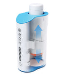 Autoblow AI Ultra Machine Male Masturbator White showing internal mechanism and stroking features.