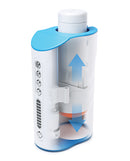 Autoblow AI Ultra Machine Male Masturbator White showing the internal stroking mechanism and design details.