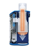 Autoblow AI Ultra Machine Male Masturbator White showcasing inner mechanism and AI technology.