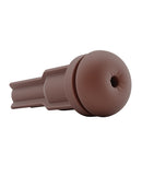 Autoblow AI Ultra Anus Sleeve Brown, realistic brown interchangeable replacement sleeve for automatic stroker.