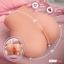 SexFlesh Down In Daphne Life Size Pussy and Ass Masturbator features realistic design and dimensions for enhanced pleasure.