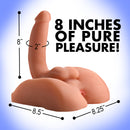 SexFlesh Both Ways Ben Ass Masturbator and Dildo features 8 inches for maximum pleasure in a lifelike design.