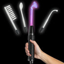 Zeus Twilight Violet Wand Kit 110V with glass electrodes producing violet electric sparks