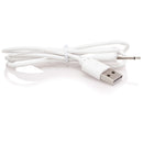 Screaming O Recharge Charging Cable laying flat, USB and connector ends visible, ideal for powering Screaming O products.