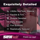 Exquisitely detailed image highlighting features of 3D Diana Ultra Lifelike Full Size Mega Sex Doll, including texture and materials.