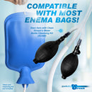 CleanStream Inflatable Double Bulb Enema System Clear compatible with most enema bags and cleansing kits.