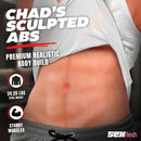 SexFlesh Chiseled Chad Male Love Doll showcasing chiseled abs and premium realistic body build for enhanced experience.