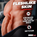 SexFlesh Chiseled Chad Male Love Doll with ultra realistic flesh like skin and flexible shaft for enhanced sensation.