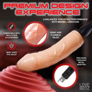 LoveBotz Fucking Adapter Plus with 7 Inch Dildo showcasing veiny, flexible dildo and precision threaded metal adapter