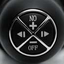 Controls for The Violator 13 Mode XL Dildo Thruster including ON/OFF and vibration settings.