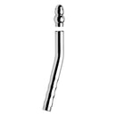 CleanStream Angled Aluminum Enema Nozzle Grey with angled design for comfortable and effective cleansing.