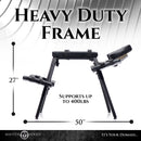 Obedience Extreme Sex Bench with Restraint Straps heavy duty frame supports up to 400lbs dimensions 27 inches by 50 inches