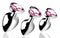 BOOTY SPARKS PINK HEART GEM ANAL PLUG SET-1