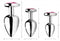 BOOTY SPARKS PINK HEART GEM ANAL PLUG SET-3
