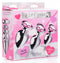 BOOTY SPARKS PINK HEART GEM ANAL PLUG SET-4