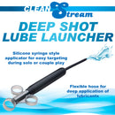 CleanStream Deep Shot 8.5 Inch Lubricant Launcher Black for easy lube application during solo or couple play.