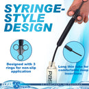 CleanStream Deep Shot 8.5 Inch Lubricant Launcher Black with syringe-style design for precise lube application.