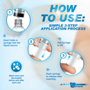 How to use CleanStream Enema Syringe with Tube 300ml Clear: a simple 3-step application guide.
