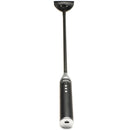 Zeus Electrosex Rechargeable E-Stim Crop Black featuring a flexible rod and electrical stimulation controls.