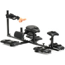 Master Series Subversion Deluxe Stockade with Sex Machine featuring padded supports and thrusting attachment.