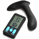Zeus Electrosex E-Stim G-Spot Silicone Panty Vibe Black with remote control for vibration and intensity settings.
