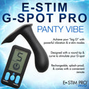 Zeus Electrosex E-Stim G-Spot Silicone Panty Vibe Black for internal stimulation and vibration.