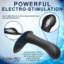 Zeus Electrosex E-Stim G-Spot Silicone Panty Vibe Black features powerful electro-stimulation for enhanced pleasure.