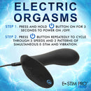 Zeus Electrosex E-Stim G-Spot Silicone Panty Vibe Black with electric orgasm instructions and settings.