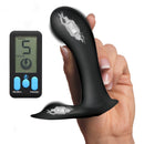 Zeus Electrosex E-Stim G-Spot Silicone Panty Vibe Black detailed image showing e-stim and vibration settings.
