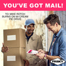 Frisky Anal Itch Relief Joke Gift package delivered with a smile and laughter, perfect for a lighthearted prank.