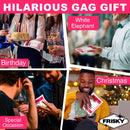 Hilarious Frisky Anal Itch Relief Joke Gift for birthdays, Christmas, and special occasions.