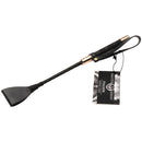 Master Series Stallion Riding Crop 12 Inch Black, a stylish impact tool for controlled spanking and sensation play.