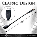 Master Series Stallion Riding Crop 24 Inch Black - Image 4