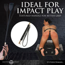 Master Series Stallion Riding Crop 24 Inch Black - Image 6