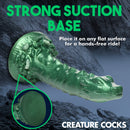 Cockness Monster Lake Creature Silicone Dildo with strong suction base for hands-free use and exploration.