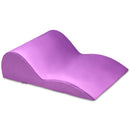 Contoured Love Cushion Sex Position Pillow Purple designed for optimal support and comfort during intimate moments.