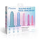 Passion Silicone Pelvic Kegel Exerciser Set 5 Piece packaging featuring four silicone dilators in various colors.