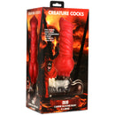 Creature Cocks Cujo Canine Silicone Dildo Extra Large in bold red design packaging with canine-inspired details.